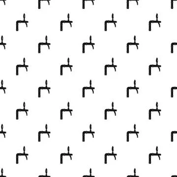 Tap with handle pattern seamless Illustration