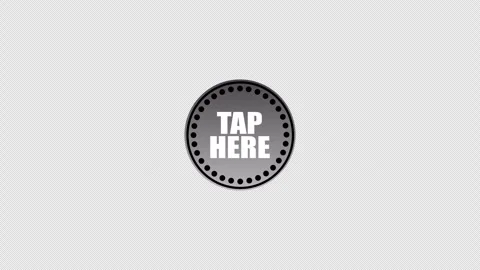 Tap Here circular button animation Stock Footage 335906660