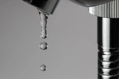 Tap leaking water Stock Photos