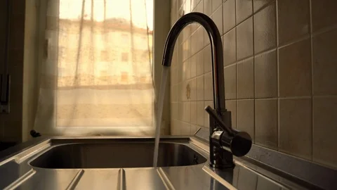 Tap with running water Stock Footage 122166180