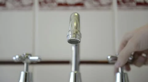 Tap Running Water1 Stock Footage 20584947