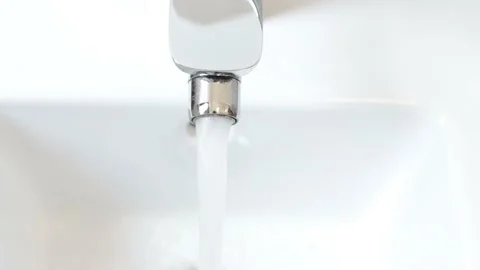 Tap water closing Stock Footage 219416224