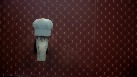 Tap water dipping closing with hands pollution wastage close up 4k house Video stock 123724402