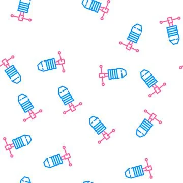 Tap wrench vector seamless pattern Stock Illustration