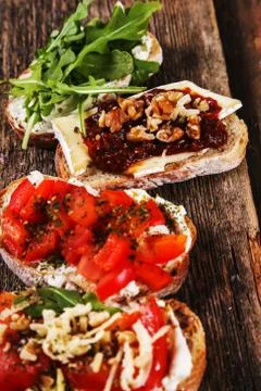 Tapas appetizers Stock Photos