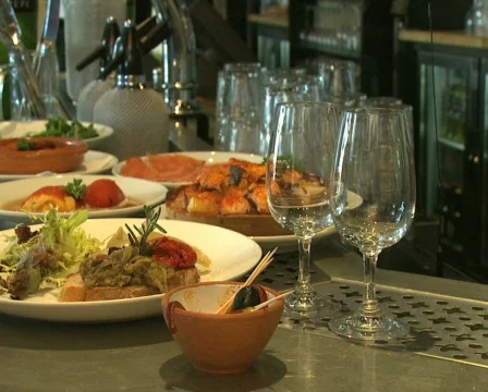 Tapas bar, PAL Stock Footage
