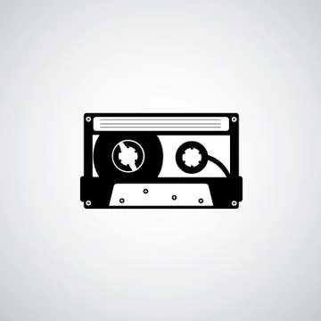 Tape cassette vector design Stock Illustration