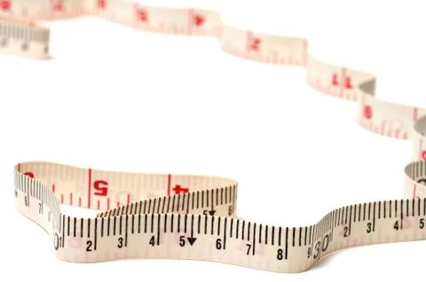 Tape line. Stock Photos