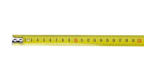 Tape measure horizontal Stock Photos
