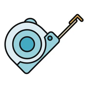 Tape measure tool for construction and accurate measurement Stock Illustration