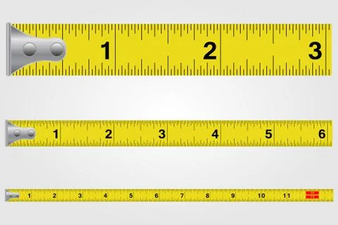 Tape measure vector illustration Stock Illustration