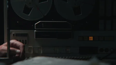 Tape Recorder and Wire Tapping 库存影片 258218420