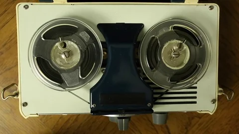 Tape Recorder Stock Footage 81196900