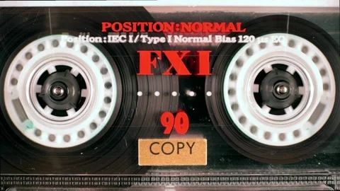 Tape Recorder Plays The Inserted Audio C... | Stock Video | Pond5