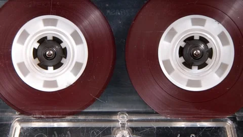 Tape recorder Plays the inserted audio cassette. Stock Footage 305914022