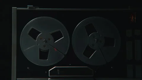 Tape Recorder for Wire Tapping spinning 库存影片 258217671
