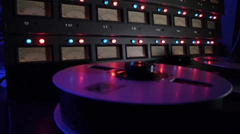 Tape spinning with meters 스톡 동영상 45591077