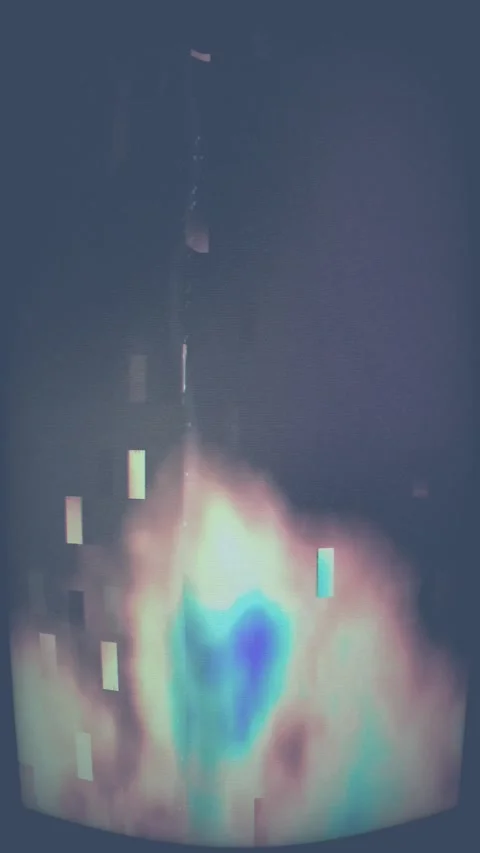 Tape Static Interference Vertical Effect Stock Footage 331074301