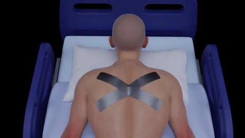 Tape Therapy 3D Animation Stock Footage 333107075