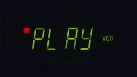 Tape VHS Player Recorder Stock Footage 261777351
