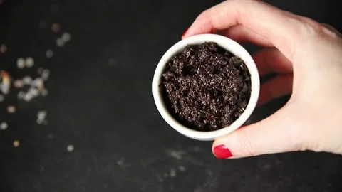 Tapenade black olives olive spread ready to eat tasty snack fresh gourmet food Stock Footage 336678487