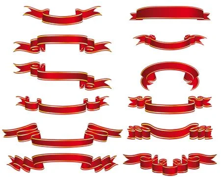 Tapes set Illustrazione stock