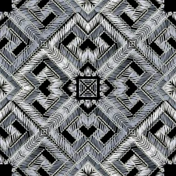 Tapestry elegant seamless pattern. Textured vector background. Repeat modern  Stock Illustration