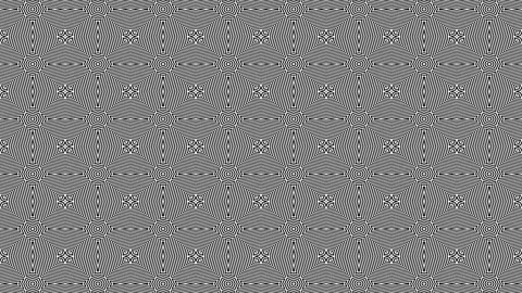 A Tapestry of Light &amp; Shadow: Monochrome Tile Patterns - Abstract Motion Graphic Stock Footage 274033054