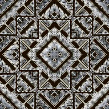 Tapestry seamless pattern. Textured abstract vector background. Repeat modern Stock Illustration