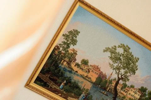 Tapestry on the wall Stock Photos