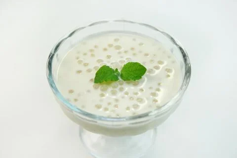 Tapioca in Coconut Milk Stock Photos