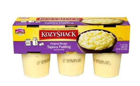 Tapioca pudding pack. Photos