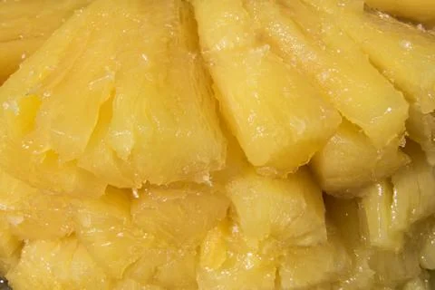 Tapioca in Syrup yellow, Fruit Stock Photos