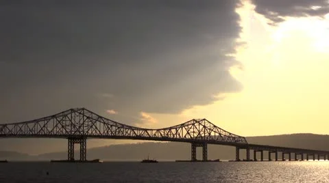 Tappan Zee Bridge Stock Footage 11064160