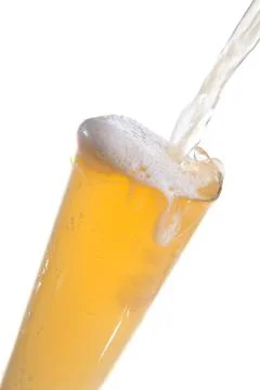 Tapping blond beer Stock Photos