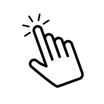 Tapping hand icon. Tap icon. Vector. Stock Illustration