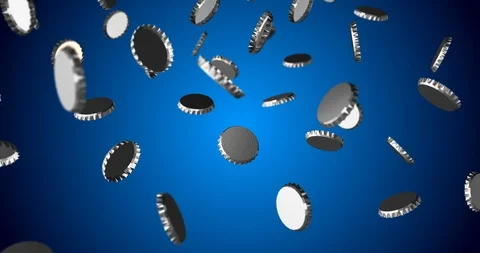 Tappometal blue Video stock 98768593