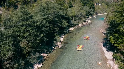 Tara river rafting Stock Footage 231797680