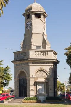 Taradale Memorial Clock Tower Foto stock