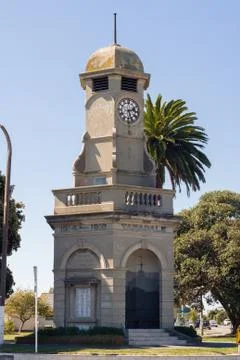 Taradale Memorial Clock Tower Stock Photos