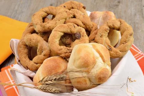 Taralli bread Stock-Fotos