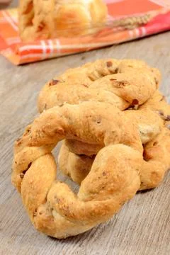 Taralli bread Stock-Fotos