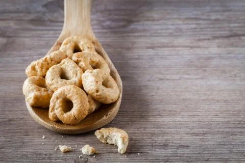 Taralli snack Stockfoto's