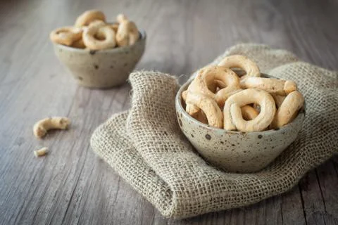 Taralli snacks Stock Photos