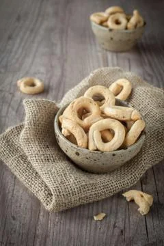 Taralli snacks Foto stock