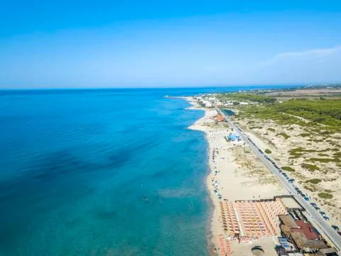 Taranto coastline Stock Photos
