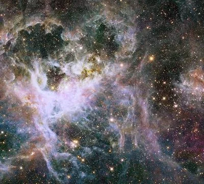 The Tarantula Nebula in Large Magellanic Cloud. Universe science astronomy. Foto stock
