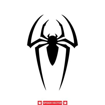 Tarantula Tango  Dynamic Spider Silhouette Pack for Digital Art Stock Illustration