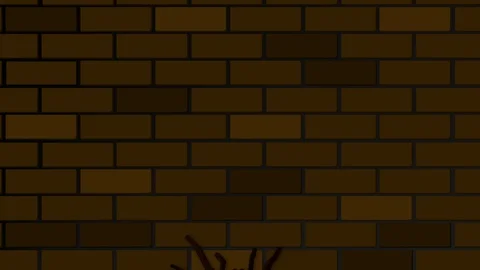 Tarantula walks over a wall Stock Footage 124301157