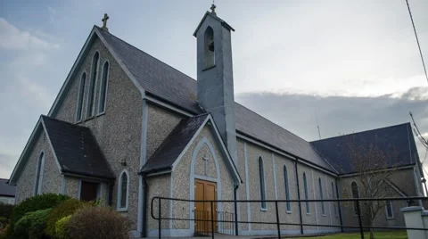 Tarbert Church Time Lapse Stock Footage 63573750